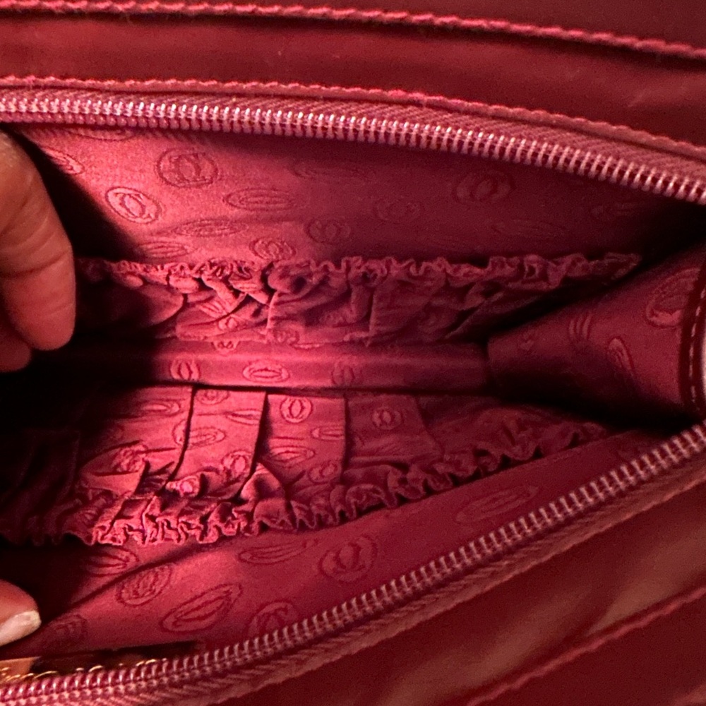 Authentic Cartier Leather Clutch - Picture 4 of 5